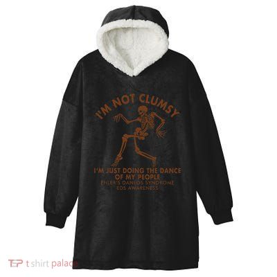 Eds Awareness IM Not Clumsy Doing Dance Of My People Hooded Wearable Blanket