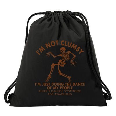 Eds Awareness IM Not Clumsy Doing Dance Of My People Drawstring Bag