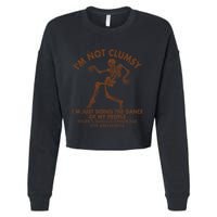 Eds Awareness IM Not Clumsy Doing Dance Of My People Cropped Pullover Crew