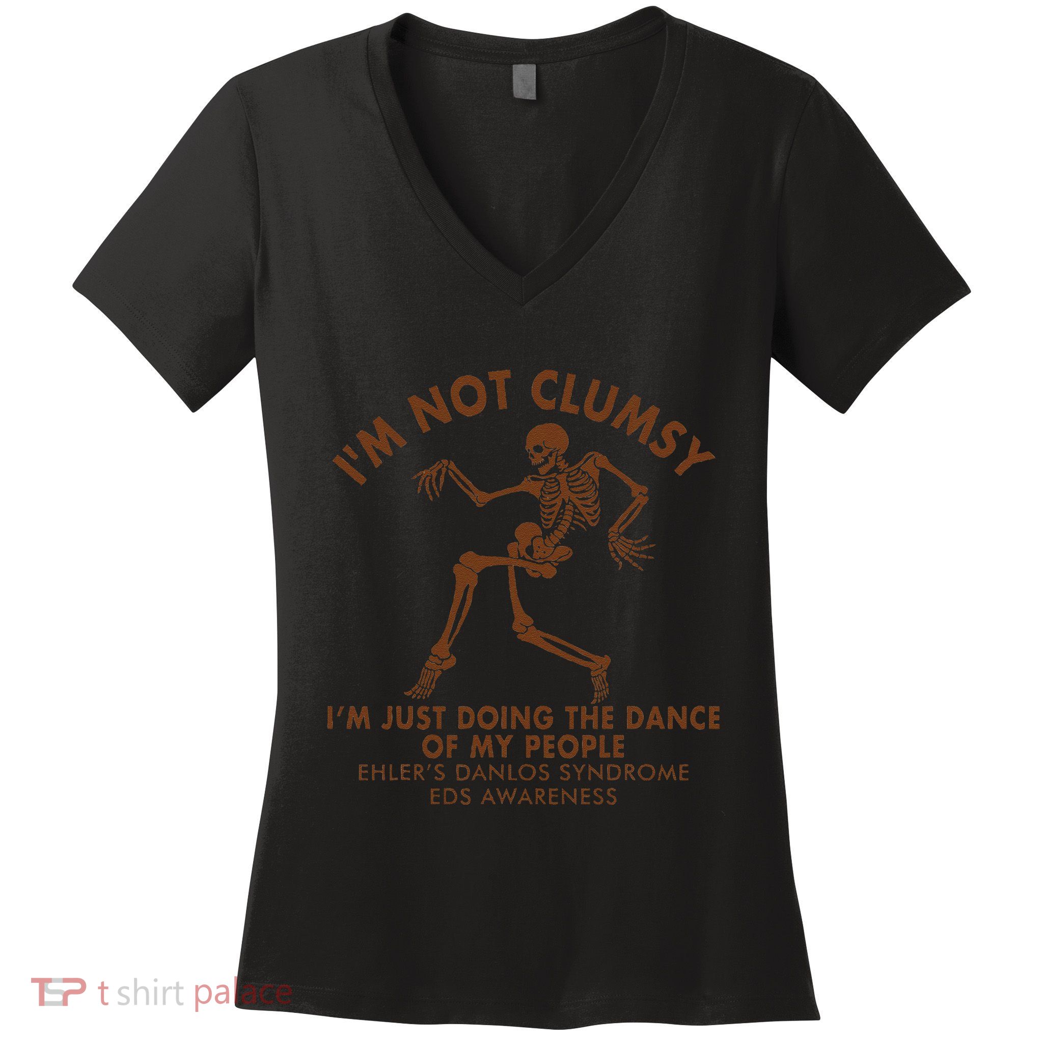 Eds Awareness IM Not Clumsy Doing Dance Of My People Women's V-Neck T-Shirt