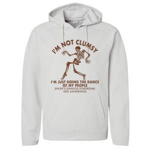 Eds Awareness IM Not Clumsy Doing Dance Of My People Performance Fleece Hoodie