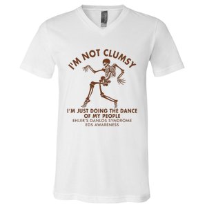 Eds Awareness IM Not Clumsy Doing Dance Of My People V-Neck T-Shirt