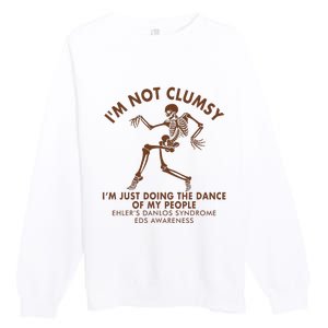 Eds Awareness IM Not Clumsy Doing Dance Of My People Premium Crewneck Sweatshirt