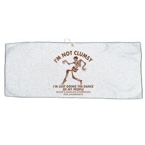 Eds Awareness IM Not Clumsy Doing Dance Of My People Large Microfiber Waffle Golf Towel