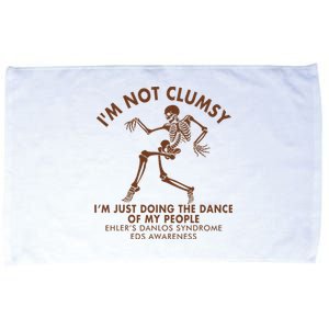 Eds Awareness IM Not Clumsy Doing Dance Of My People Microfiber Hand Towel