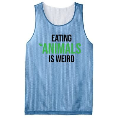 Eating Animals Is Weird Gift Mesh Reversible Basketball Jersey Tank