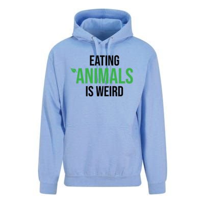 Eating Animals Is Weird Gift Unisex Surf Hoodie