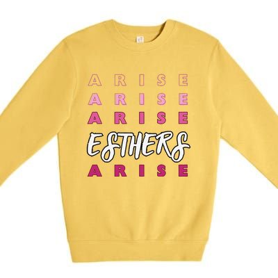 Esthers Arise If I Perish Song Lyrics Jesus Christ Christian Premium Crewneck Sweatshirt