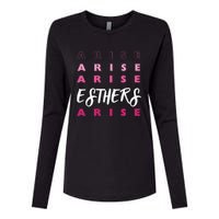 Esthers Arise If I Perish Song Lyrics Jesus Christ Christian Womens Cotton Relaxed Long Sleeve T-Shirt