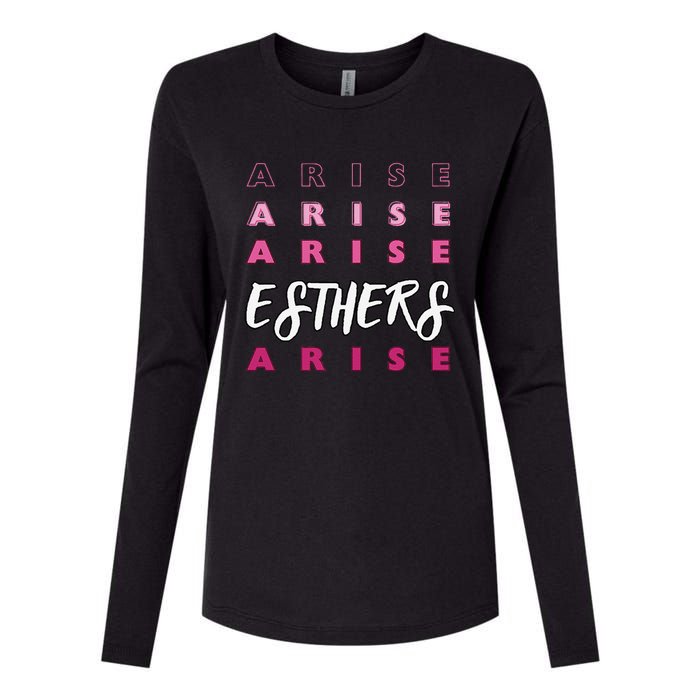 Esthers Arise If I Perish Song Lyrics Jesus Christ Christian Womens Cotton Relaxed Long Sleeve T-Shirt