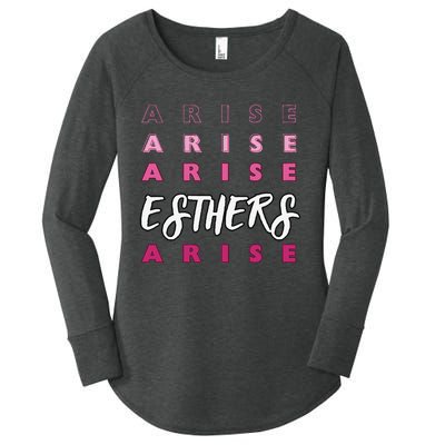 Esthers Arise If I Perish Song Lyrics Jesus Christ Christian Women's Perfect Tri Tunic Long Sleeve Shirt