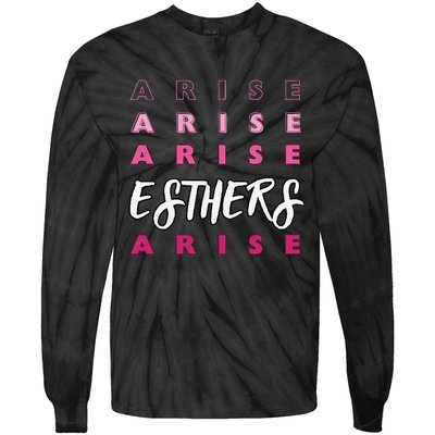 Esthers Arise If I Perish Song Lyrics Jesus Christ Christian Tie-Dye Long Sleeve Shirt