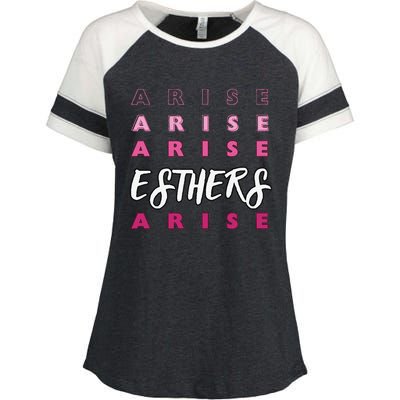 Esthers Arise If I Perish Song Lyrics Jesus Christ Christian Enza Ladies Jersey Colorblock Tee