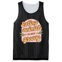 Eating Animals Is Not Groovy Vegan Life Mesh Reversible Basketball Jersey Tank