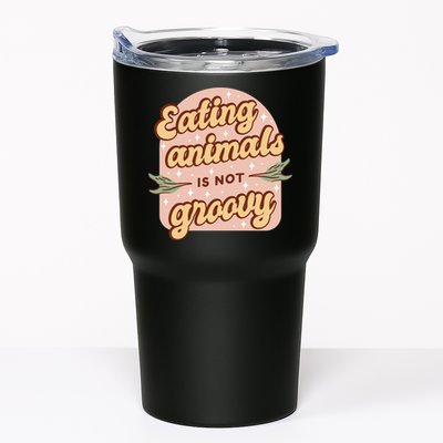 Eating Animals Is Not Groovy Vegan Life Tumbler