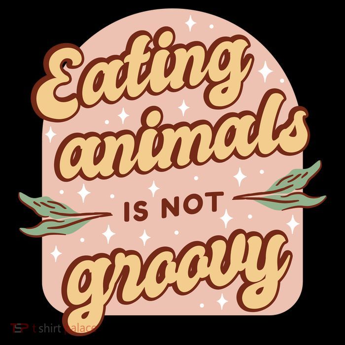 Eating Animals Is Not Groovy Vegan Life Zip Tote Bag