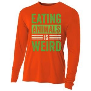 Eating Animals Is Weird Gift Cooling Performance Long Sleeve Crew