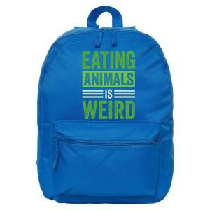 Eating Animals Is Weird Gift 16 in Basic Backpack