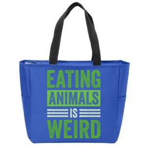 Eating Animals Is Weird Gift Zip Tote Bag