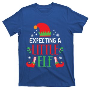 Expecting A Little Elf Cute Christmas Pregnancy Announcet Gift T-Shirt