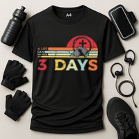 Easter A Lot Can Happen In 3 Days Religious Cooling Performance Crew T-Shirt