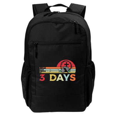 Easter A Lot Can Happen In 3 Days Religious Backpack