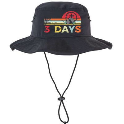 Easter A Lot Can Happen In 3 Days Religious Bucket Hat