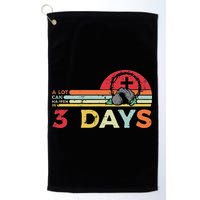 Easter A Lot Can Happen In 3 Days Religious Golf Towel