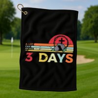 Easter A Lot Can Happen In 3 Days Religious Golf Towel