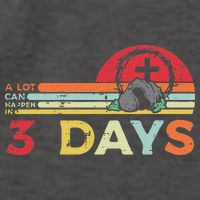 Easter A Lot Can Happen In 3 Days Religious Vector Backpack