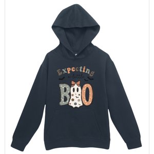 Expecting A Little Boo Growing A Little Pumpkin Halloween Urban Pullover Hoodie