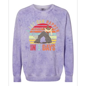 Easter A Lot Can Happen In 3 Days Religious Colorblast Crewneck Sweatshirt