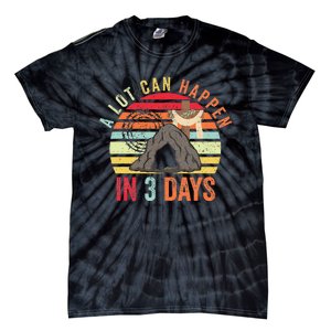 Easter A Lot Can Happen In 3 Days Religious Tie-Dye T-Shirt