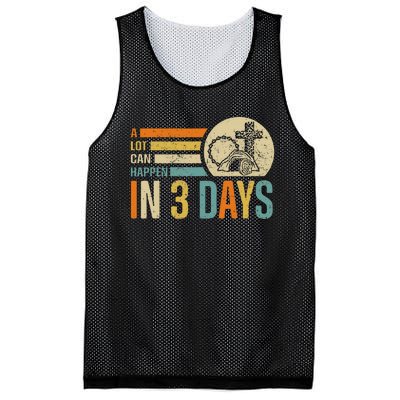 Easter A Lot Can Happen In 3 Days Religious Mesh Reversible Basketball Jersey Tank