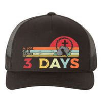 Easter A Lot Can Happen In 3 Days Religious Yupoong Adult 5-Panel Trucker Hat