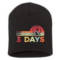 Easter A Lot Can Happen In 3 Days Religious Short Acrylic Beanie