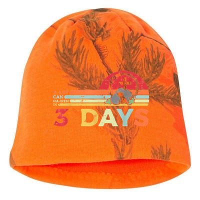 Easter A Lot Can Happen In 3 Days Religious Kati - Camo Knit Beanie