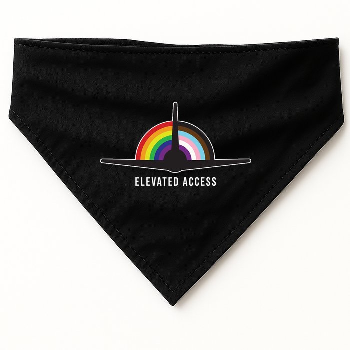 Elevated Access LGBT Pride USA-Made Doggie Bandana