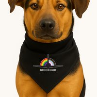 Elevated Access LGBT Pride USA-Made Doggie Bandana