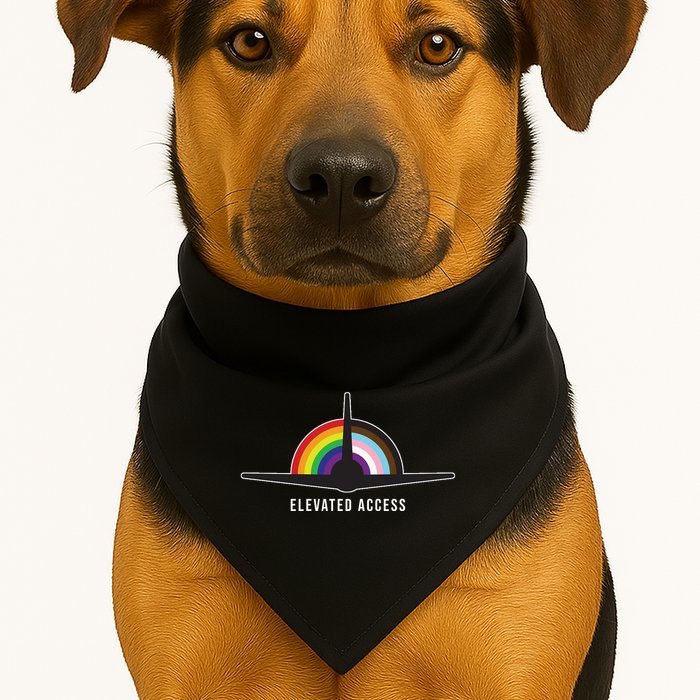 Elevated Access LGBT Pride USA-Made Doggie Bandana