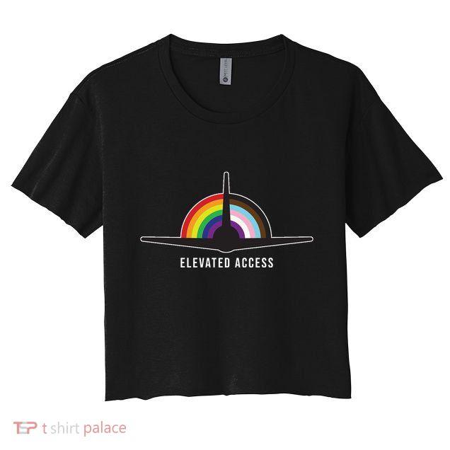 Elevated Access LGBT Pride Women's Crop Top Tee