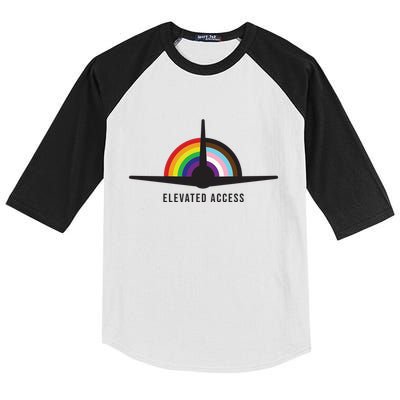 Elevated Access LGBT Pride Kids Colorblock Raglan Jersey
