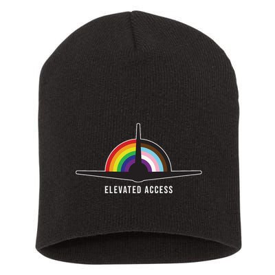 Elevated Access LGBT Pride Short Acrylic Beanie