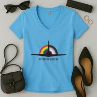 Elevated Access LGBT Pride Women's V-Neck T-Shirt