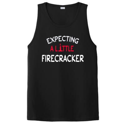 Expecting A Little Firecracker 4th Of July Reveal Mom Meaningful Gift PosiCharge Competitor Tank