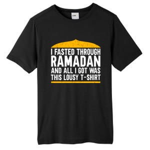 Eid Alfitr Mubarak Kareem Karim Celebration Fasted Through R Cute Gift Tall Fusion ChromaSoft Performance T-Shirt