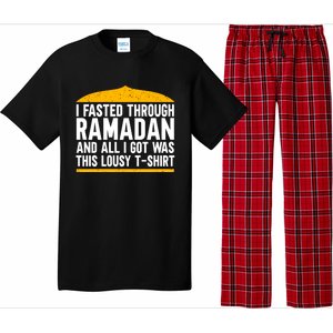 Eid Alfitr Mubarak Kareem Karim Celebration Fasted Through R Cute Gift Pajama Set