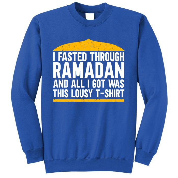 Eid Alfitr Mubarak Kareem Karim Celebration Fasted Through R Cute Gift Sweatshirt