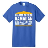 Eid Alfitr Mubarak Kareem Karim Celebration Fasted Through R Cute Gift Tall T-Shirt