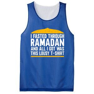 Eid Alfitr Mubarak Kareem Karim Celebration Fasted Through R Cute Gift Mesh Reversible Basketball Jersey Tank